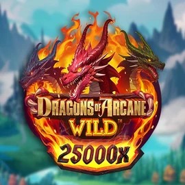 Slots logo of Dragons of Arcane Wild from Foxium at HiddenJack Casino