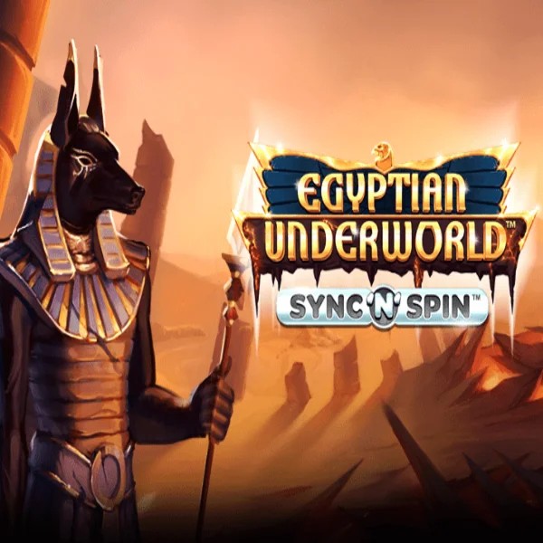 Official Slots logo: Egyptian Underworld by Greentube at HiddenJack Casino