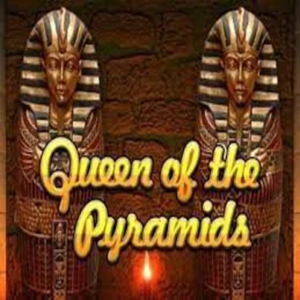 Queen of the Pyramids slot visual from Playtech available on hidden-jacks.nl